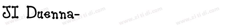 JI Duenna字体转换